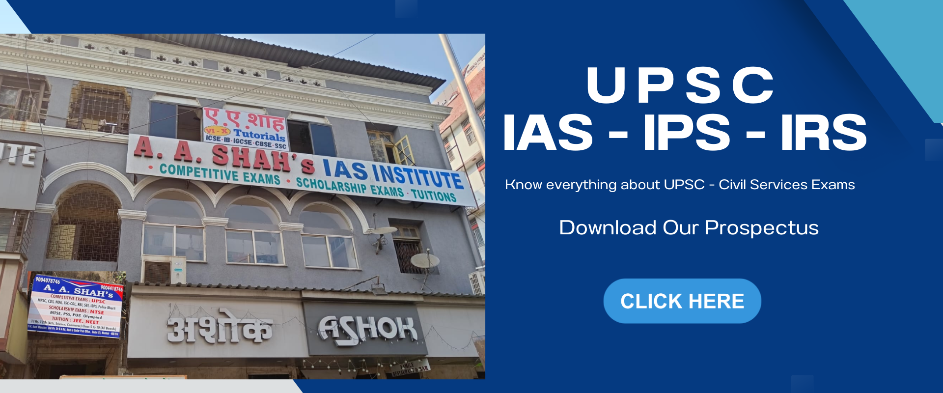 A A shah's IAS Institute, Dadar (East), Mumbai
